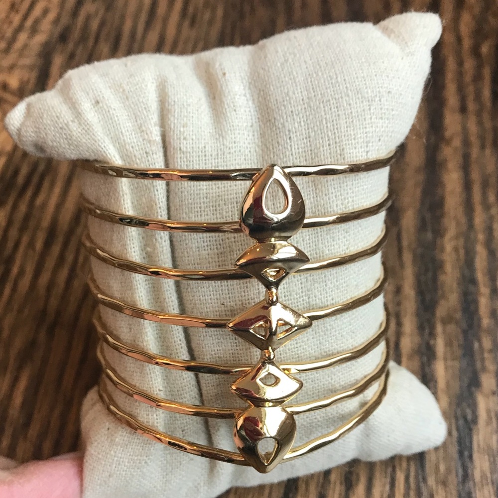 Stella & Dot gold plated adjustable cuff!